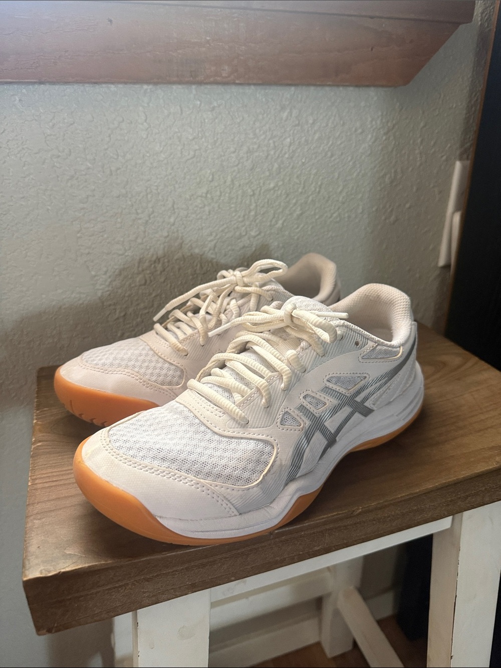 ASICS Women's Volleyball/Court Sneakers with Gum Outsole